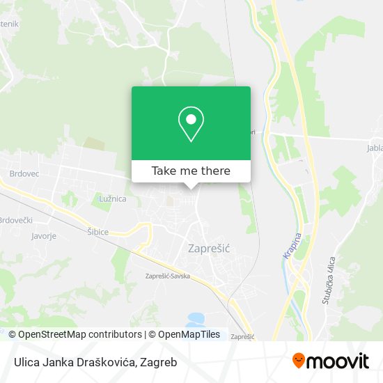 Ulica Janka Draškovića map