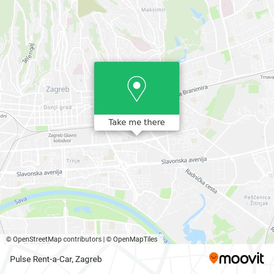 Pulse Rent-a-Car map