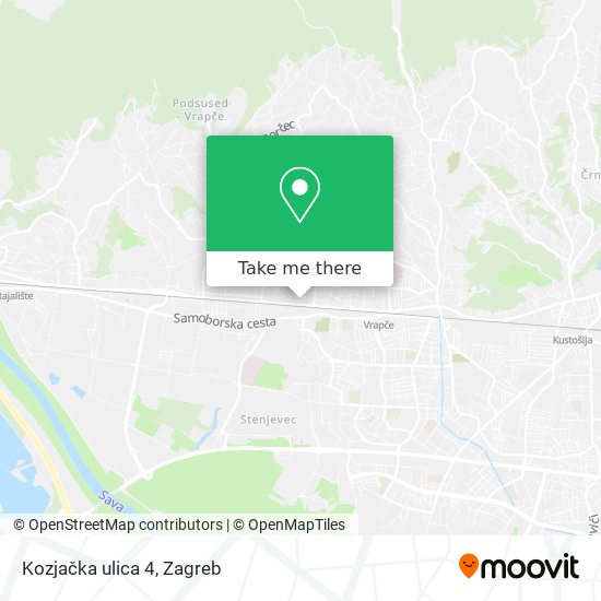 Kozjačka ulica 4 map