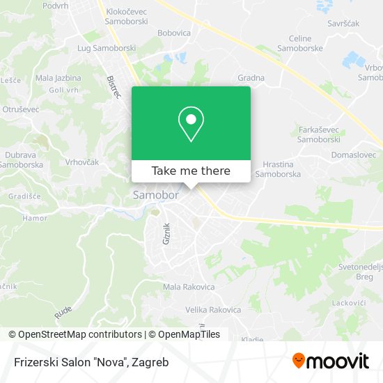 Frizerski Salon "Nova" map