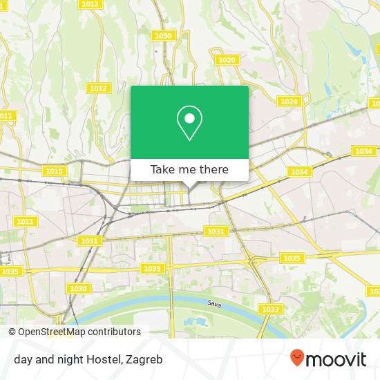 day and night Hostel map