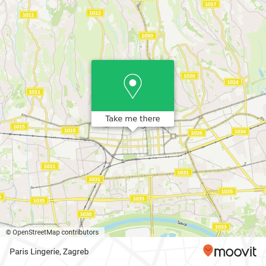 Paris Lingerie map