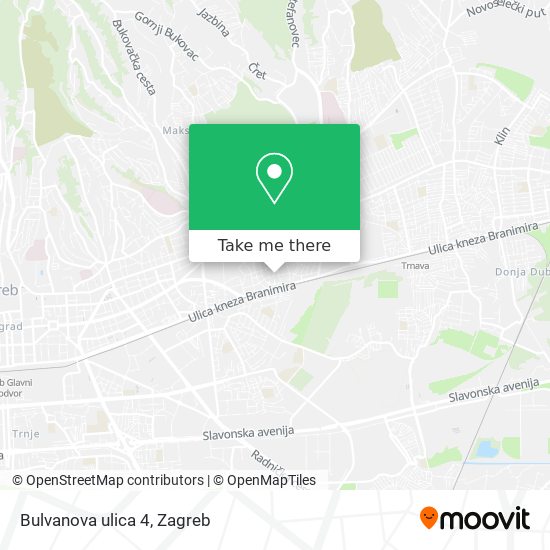 Bulvanova ulica 4 map