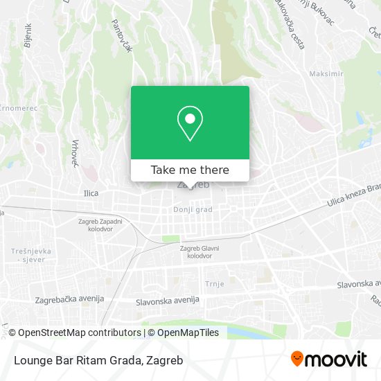 Lounge Bar Ritam Grada map