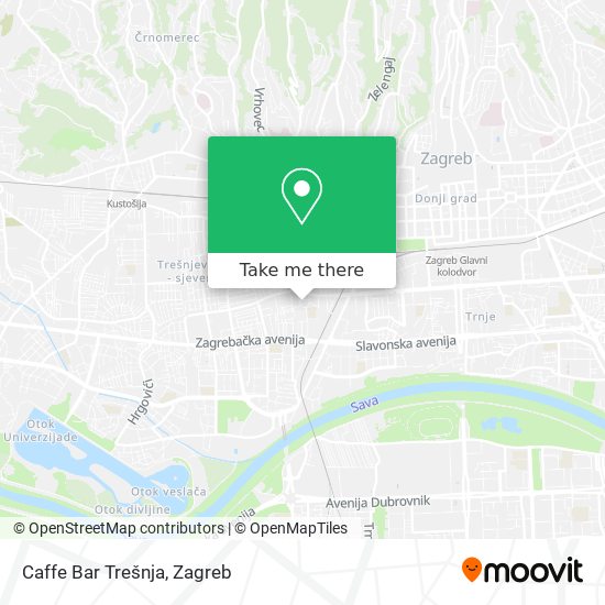 Caffe Bar Trešnja map