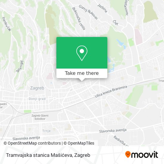 Tramvajska stanica Mašićeva map