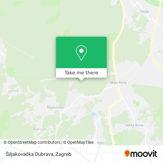 Šiljakovačka Dubrava map