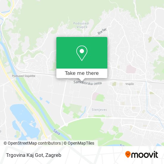 Trgovina Kaj Got map