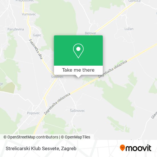 Strelicarski Klub Sesvete map