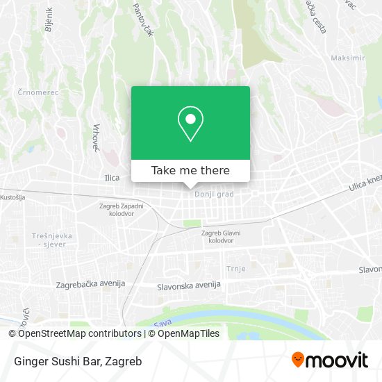 Ginger Sushi Bar map