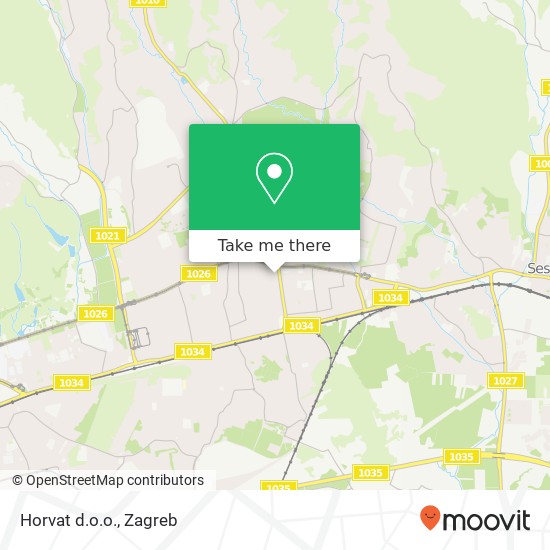 Horvat d.o.o. map