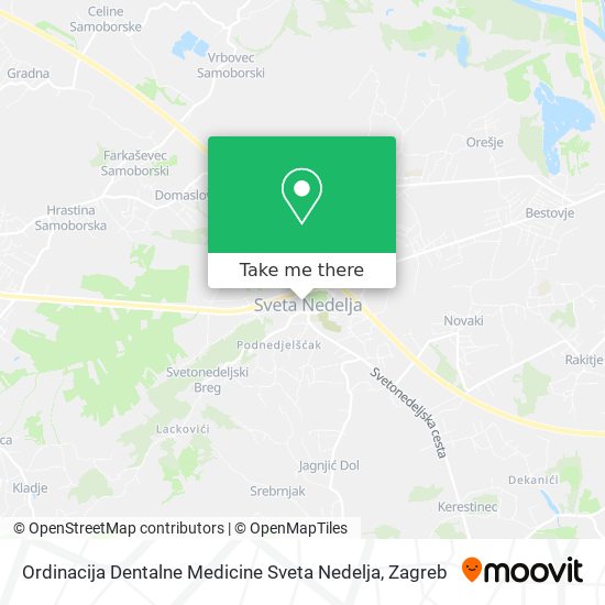 Ordinacija Dentalne Medicine Sveta Nedelja map