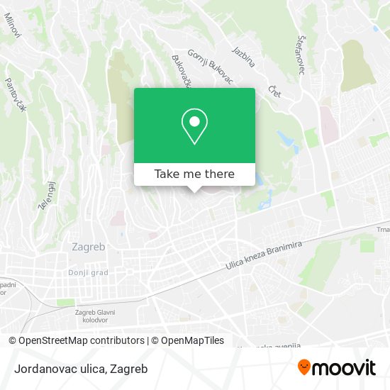 Jordanovac ulica map
