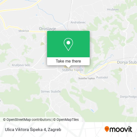 Ulica Viktora Šipeka 4 map
