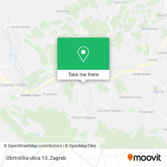 Obrtnička ulica 13 map