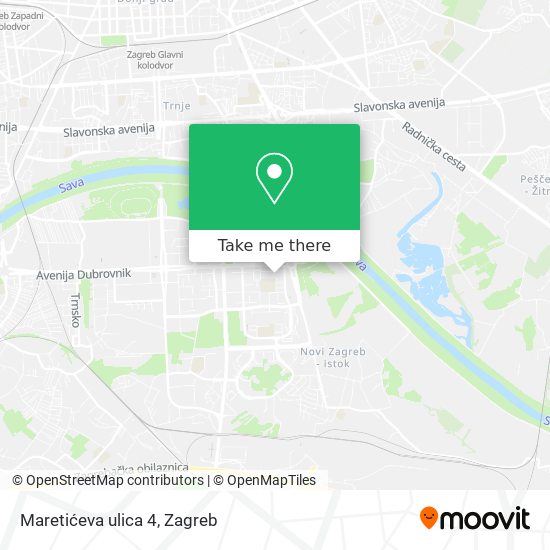 Maretićeva ulica 4 map