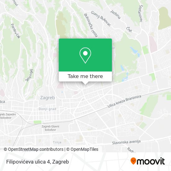 Filipovićeva ulica 4 map