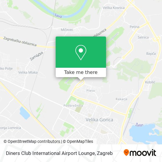 Diners Club International Airport Lounge map