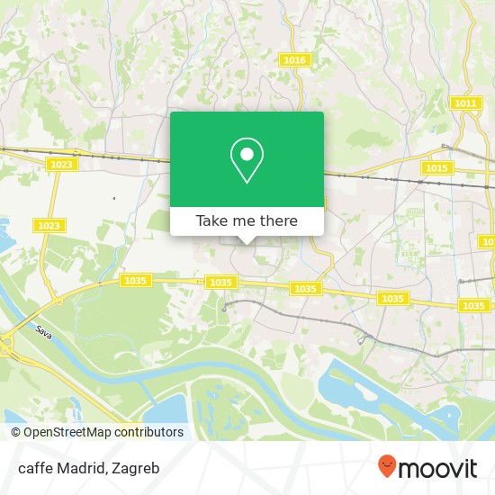 caffe Madrid map