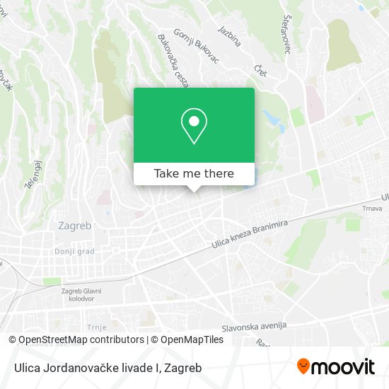 Ulica Jordanovačke livade I map