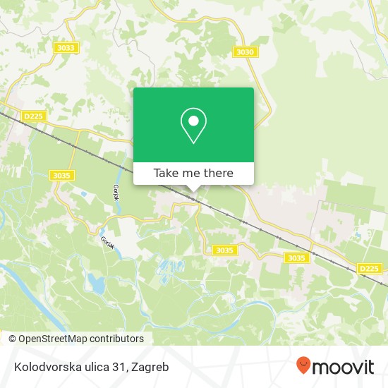 Kolodvorska ulica 31 map