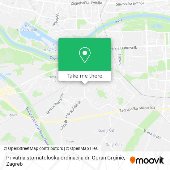 Privatna stomatološka ordinacija dr. Goran Grginić map