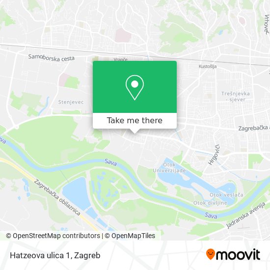 Hatzeova ulica 1 map