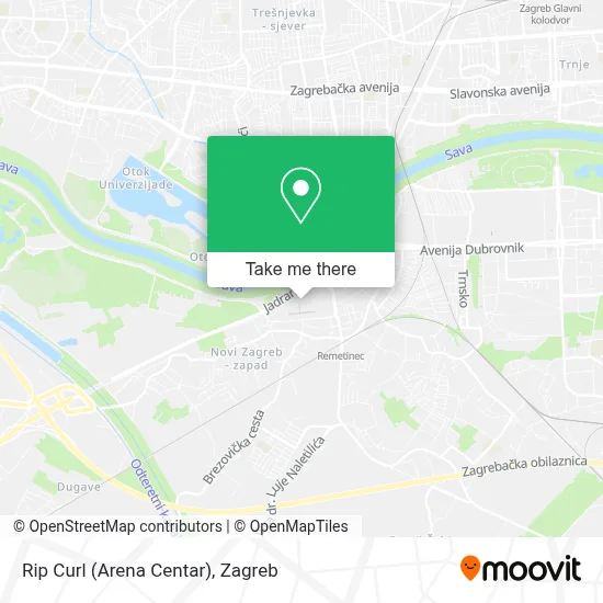 Rip Curl (Arena Centar) map