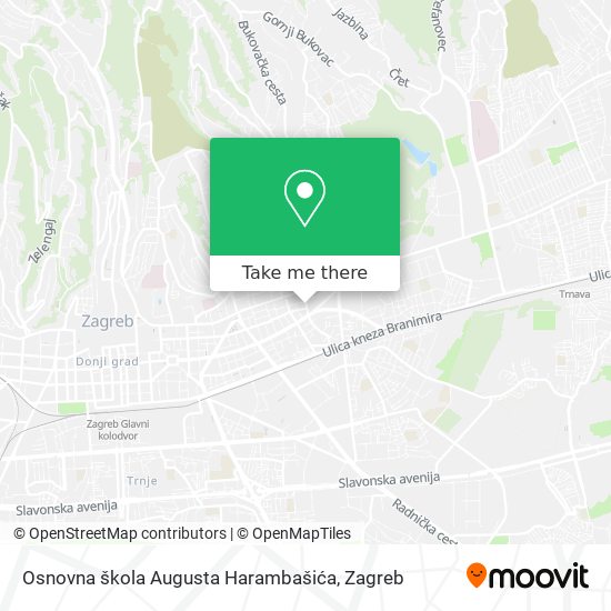 Osnovna škola Augusta Harambašića map