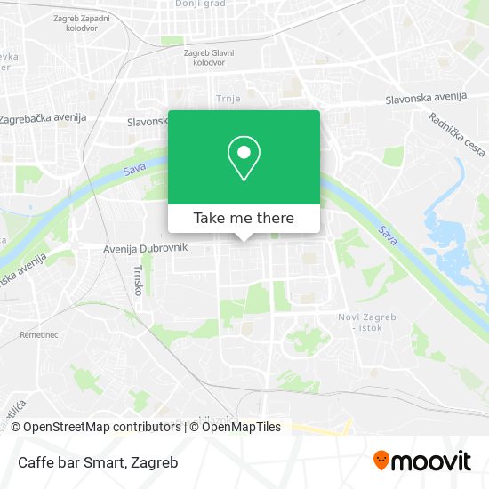 Caffe bar Smart map