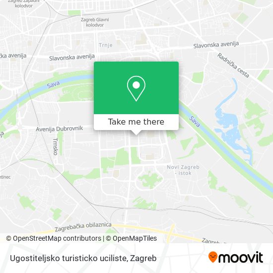 Ugostiteljsko turisticko uciliste map