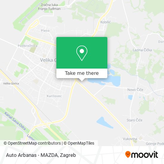 Auto Arbanas - MAZDA map
