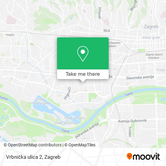 Vrbnička ulica 2 map