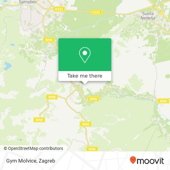 Gym Molvice map