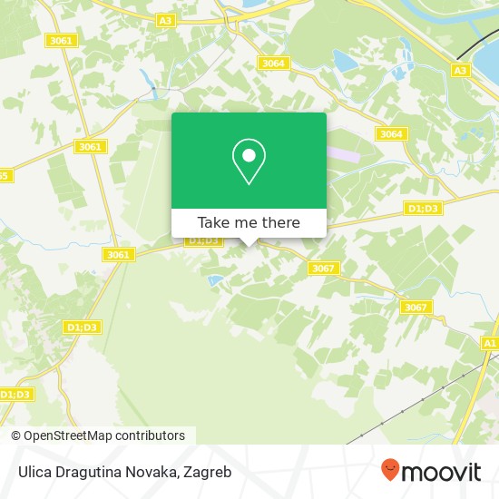 Ulica Dragutina Novaka map