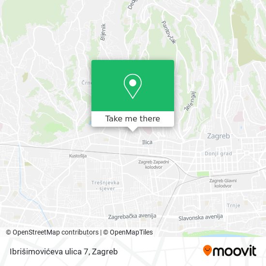 Ibrišimovićeva ulica 7 map