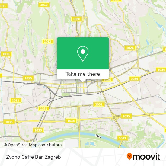 Zvono Caffe Bar map