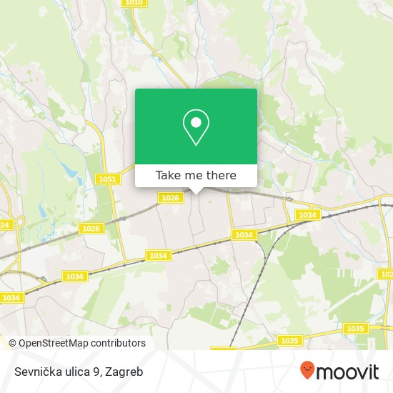 Sevnička ulica 9 map