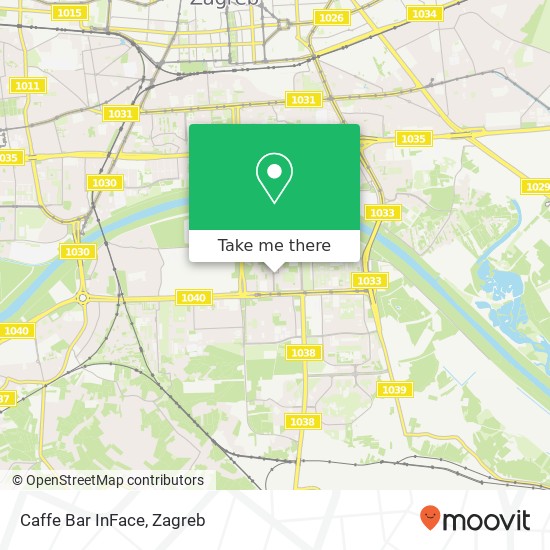 Caffe Bar InFace map