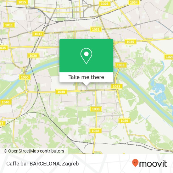 Caffe bar BARCELONA map