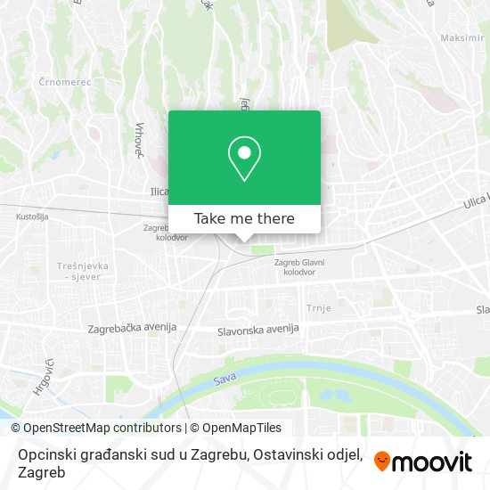 Opcinski građanski sud u Zagrebu, Ostavinski odjel map