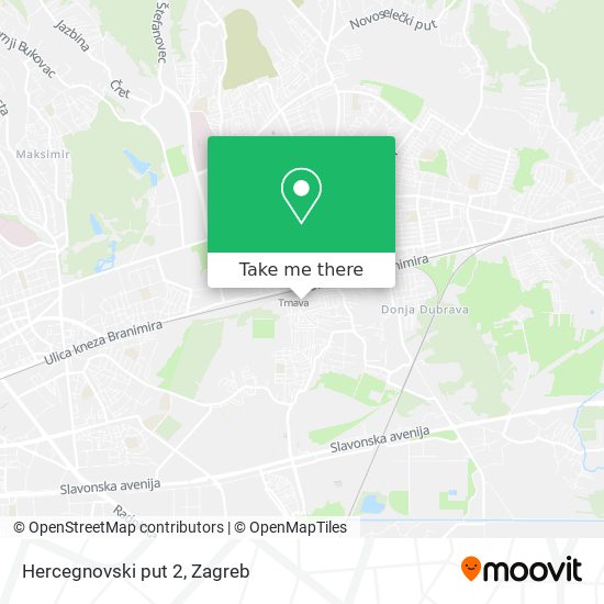 Hercegnovski put 2 map