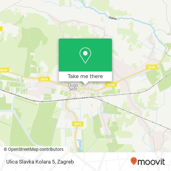 Ulica Slavka Kolara 5 map
