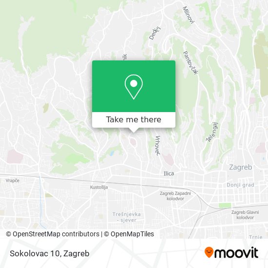 Sokolovac 10 map