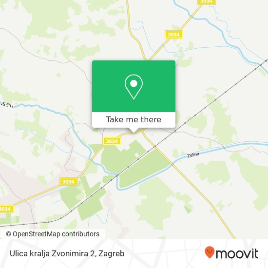 Ulica kralja Zvonimira 2 map