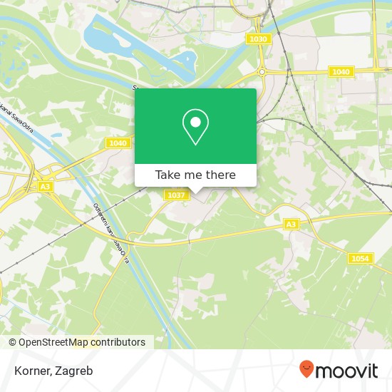 Korner, Ulica Marulićeve Judite 10020 Zagreb map