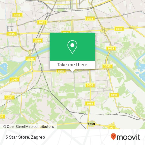 5 Star Store, 10020 Zagreb map