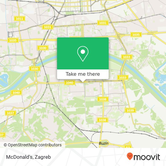 McDonald's, Avenija Dubrovnik 16 10020 Zagreb map