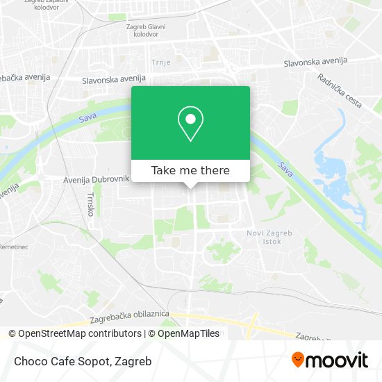Choco Cafe Sopot map
