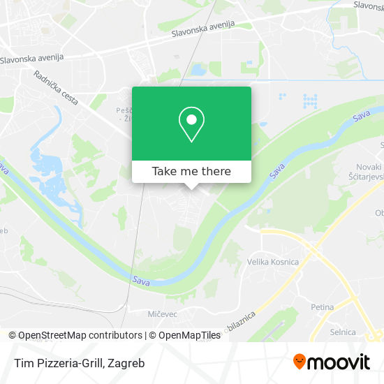 Tim Pizzeria-Grill map